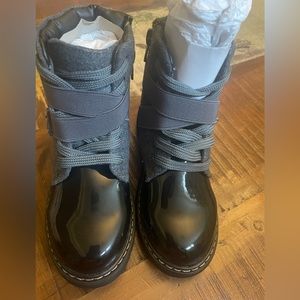 Brand new patent boots for girls SZ 13